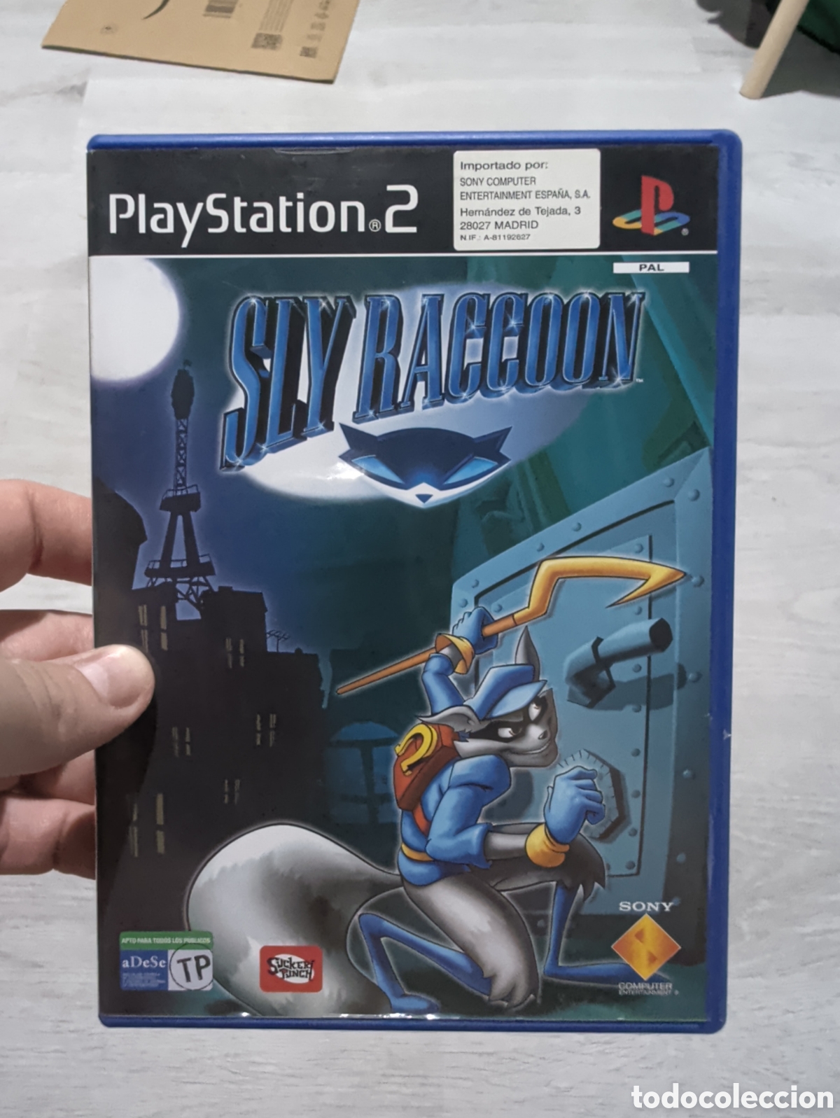 Videojuegos y consolas: Antiguo juego sony ps2 Sly Raccon original