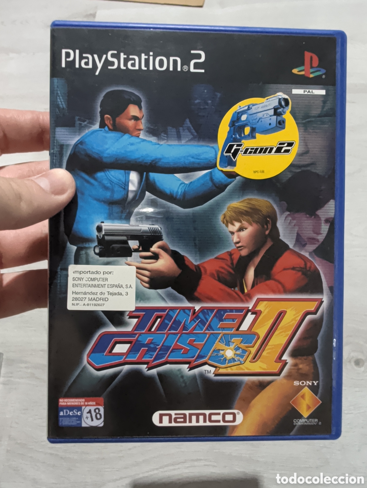 Videojuegos y consolas: Antiguo juego sony ps2 Time Crisis 2 original