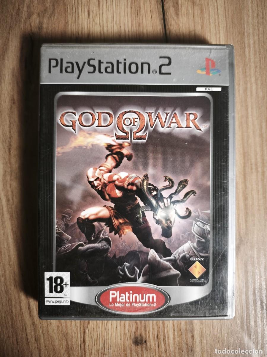 Videojuegos y consolas: God Of War PS2 Platinum - Completo Con Manual - Castellano / PAL Espa&ntilde;a