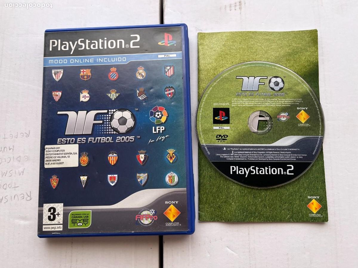 Videojuegos y consolas: ESTO ES FUTBOL 2005 - PS2 PLAYSTATION 2 PLAY STATION TWO KREATEN