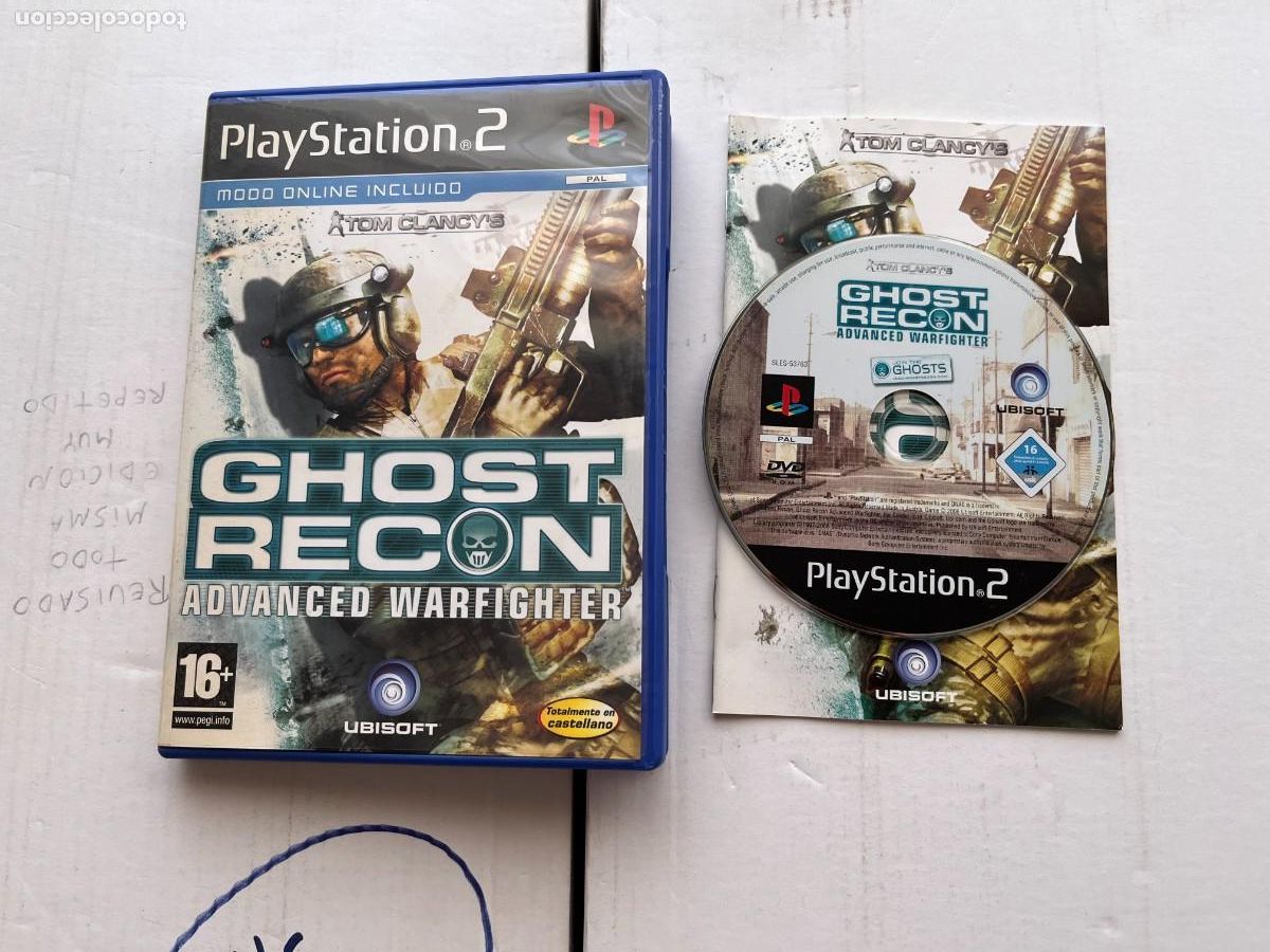 Videojuegos y consolas: TOM CLANCYS GHOST RECON ADVANCED WARFIGHTER - PS2 PLAYSTATION 2 PLAY STATION TWO KREATEN