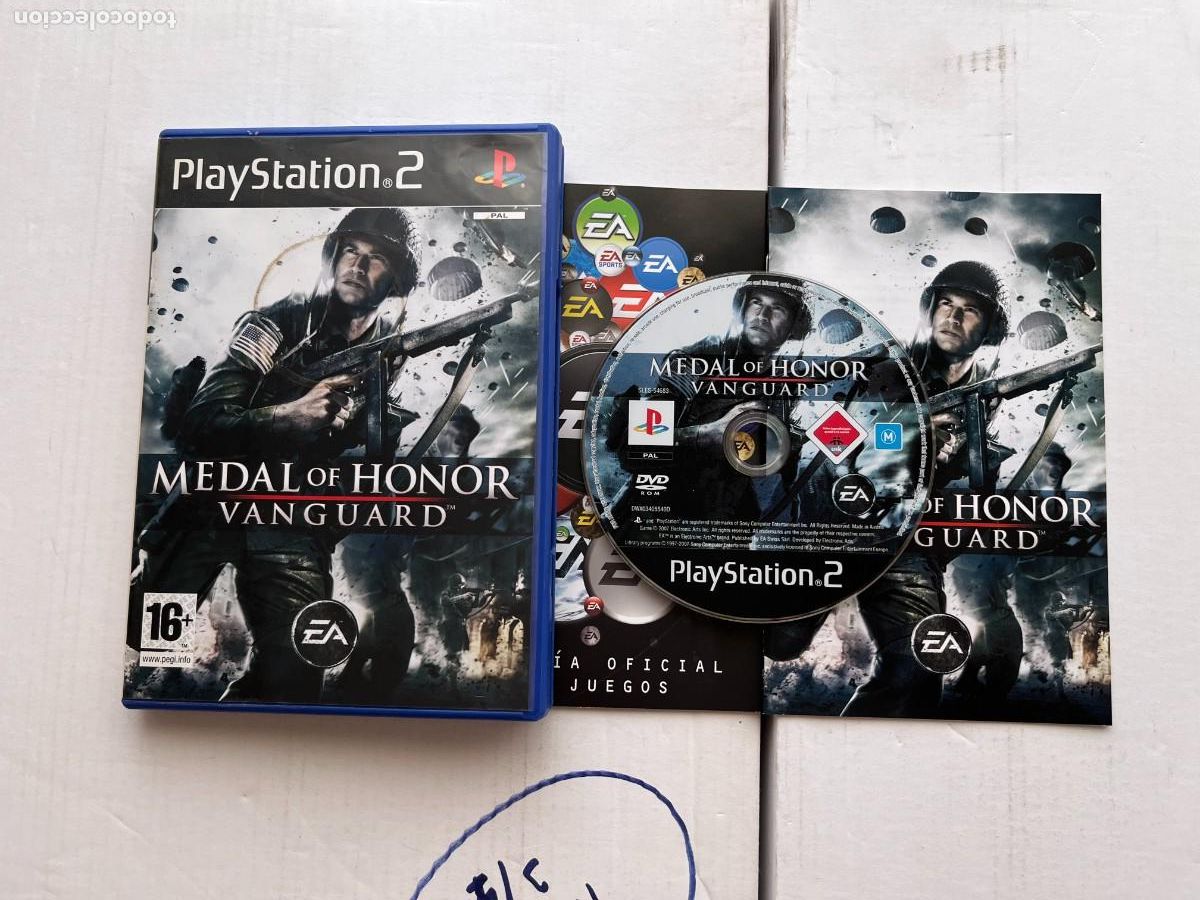 Videojuegos y consolas: MEDAL OF HONOR VANGUARD - PS2 PLAYSTATION 2 PLAY STATION TWO KREATEN