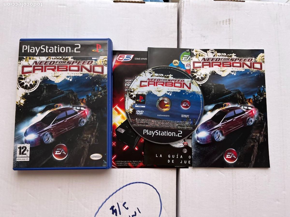 Videojuegos y consolas: NEED FOR SPEED CARBONO NFS - PS2 PLAYSTATION 2 PLAY STATION TWO KREATEN