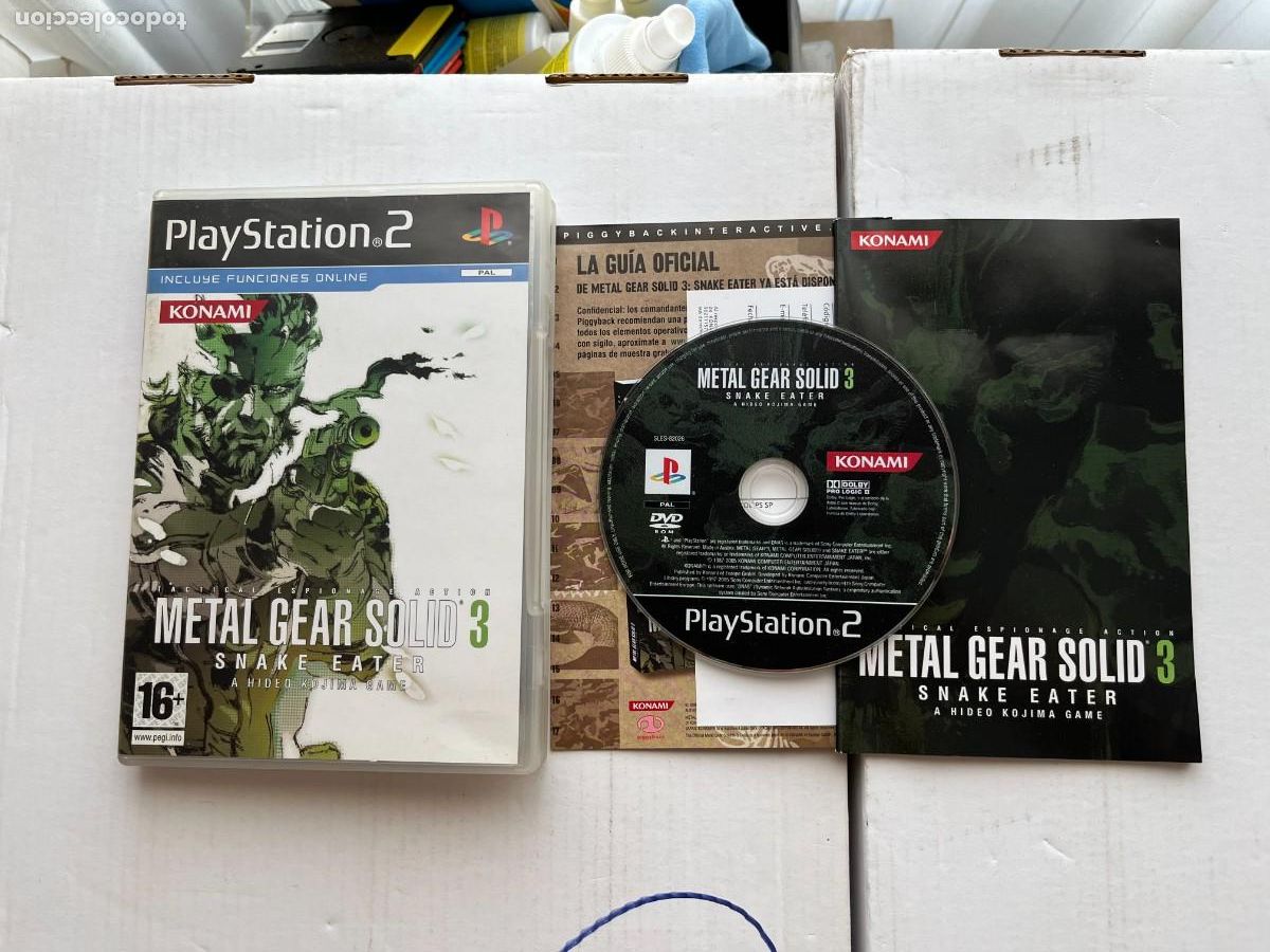 Videojuegos y consolas: METAL GEAR SOLID 3 SNAKE EATER MGS III - PS2 PLAYSTATION 2 PLAY STATION TWO KREATEN