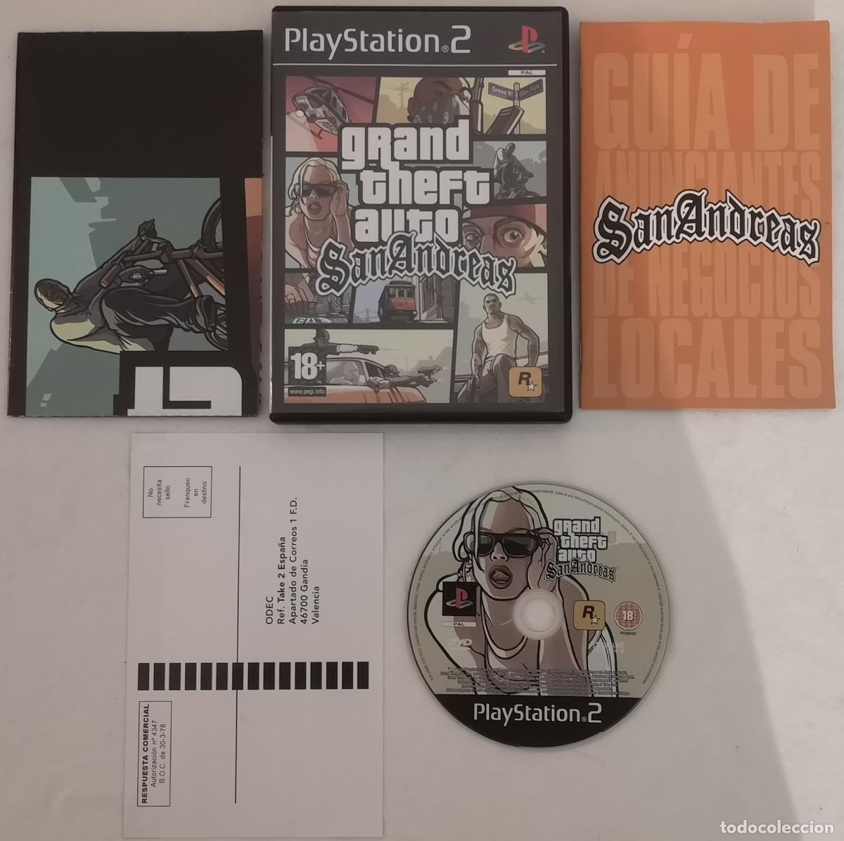 Videojuegos y consolas: PS2 GTA SAN ANDREAS COMPLETO PAL ESPA&Ntilde;A