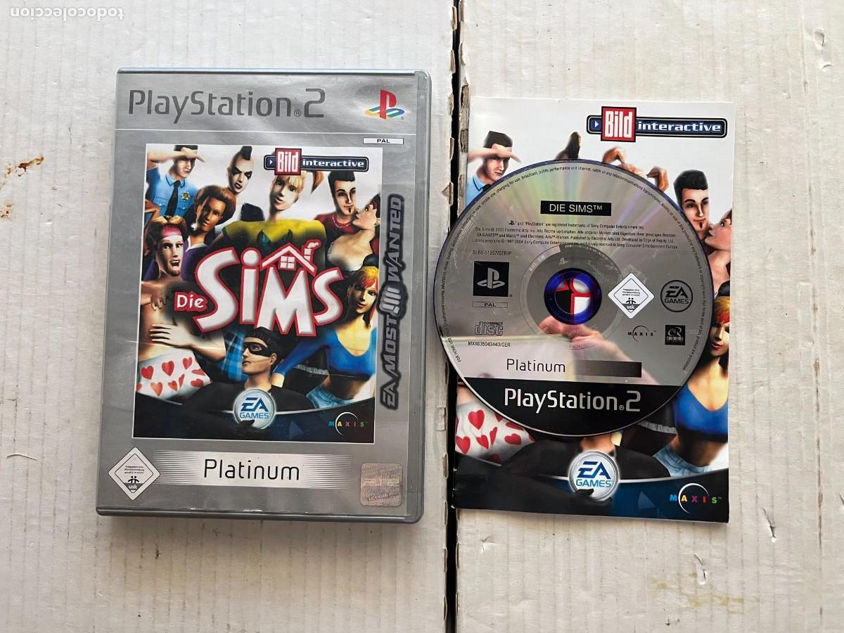 Videojuegos y consolas: DIE SIMS PLATINUM - PS2 PLAYSTATION 2 PLAY STATION TWO KREATEN