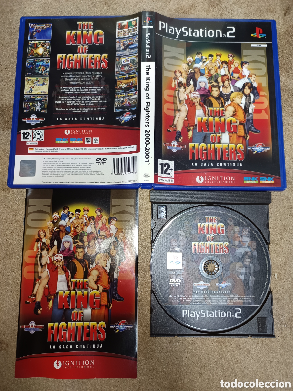 Videojuegos y consolas: PS2 THE KING OF FIGHTERS 2000-2001 PAL ESP COMPLETO