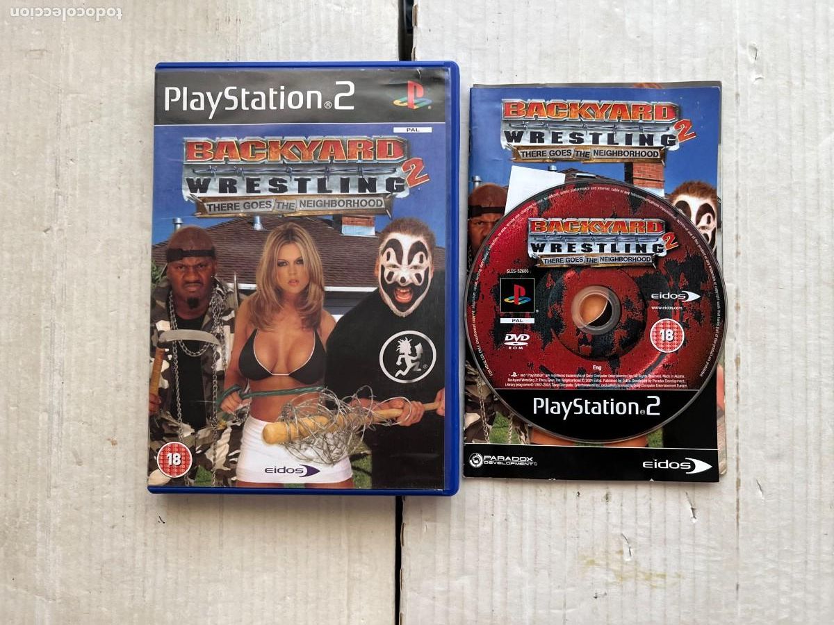 Videojuegos y consolas: BACKYARD WRESTLING 2 THERE GOES THE NEIGHTBORHOOD - PS2 PLAYSTATION 2 PLAY STATION TWO KREATEN