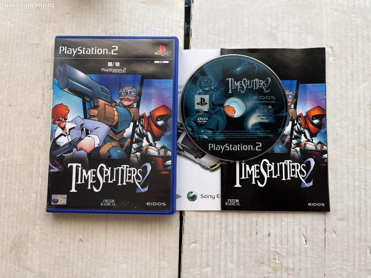 Videojuegos y consolas: TIME SPLITTERS 2 TIMESPLITTERS SLES 50877 - PS2 PLAYSTATION 2 PLAY STATION TWO KREATEN