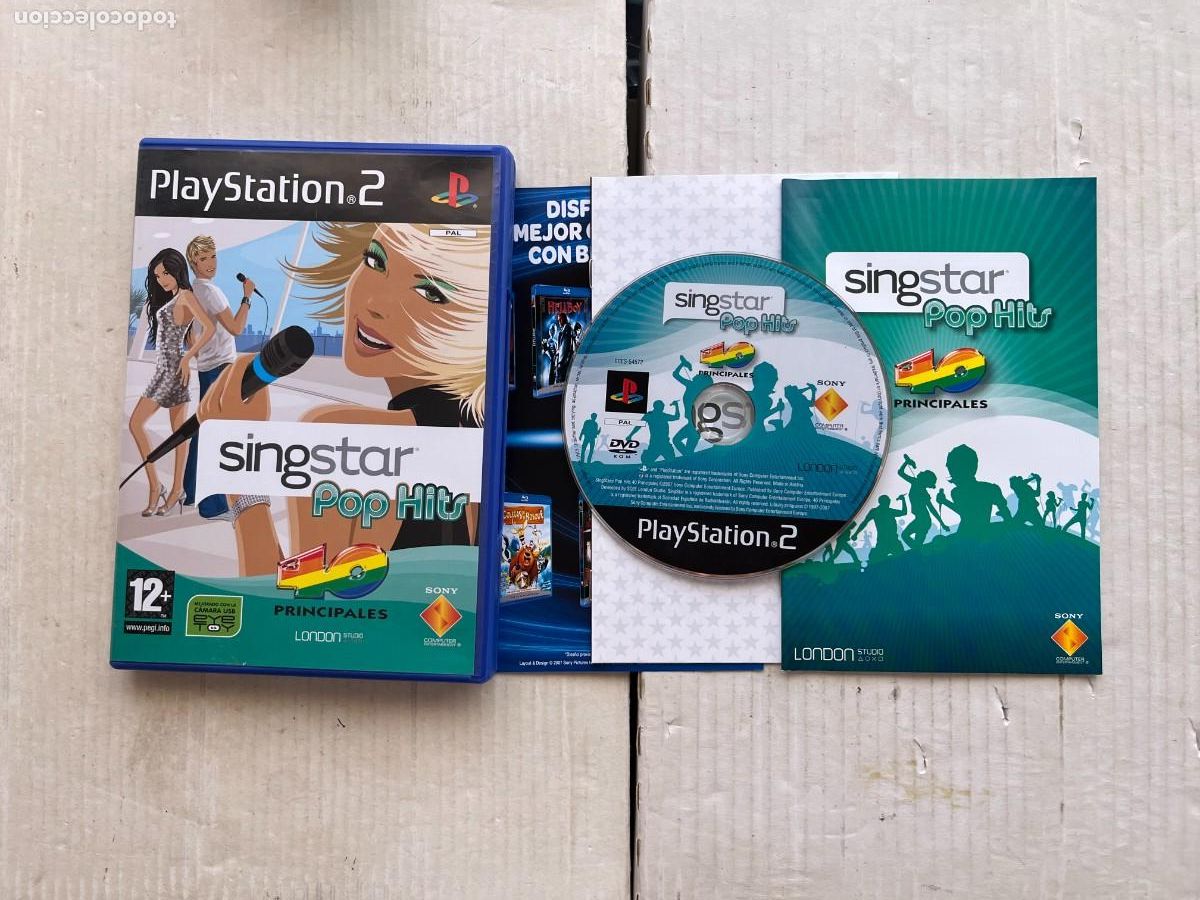 Videojuegos y consolas: SINGSTAR POP HITS 40 PRINCIPALES SING STAR - PS2 PLAYSTATION 2 PLAY STATION TWO KREATEN