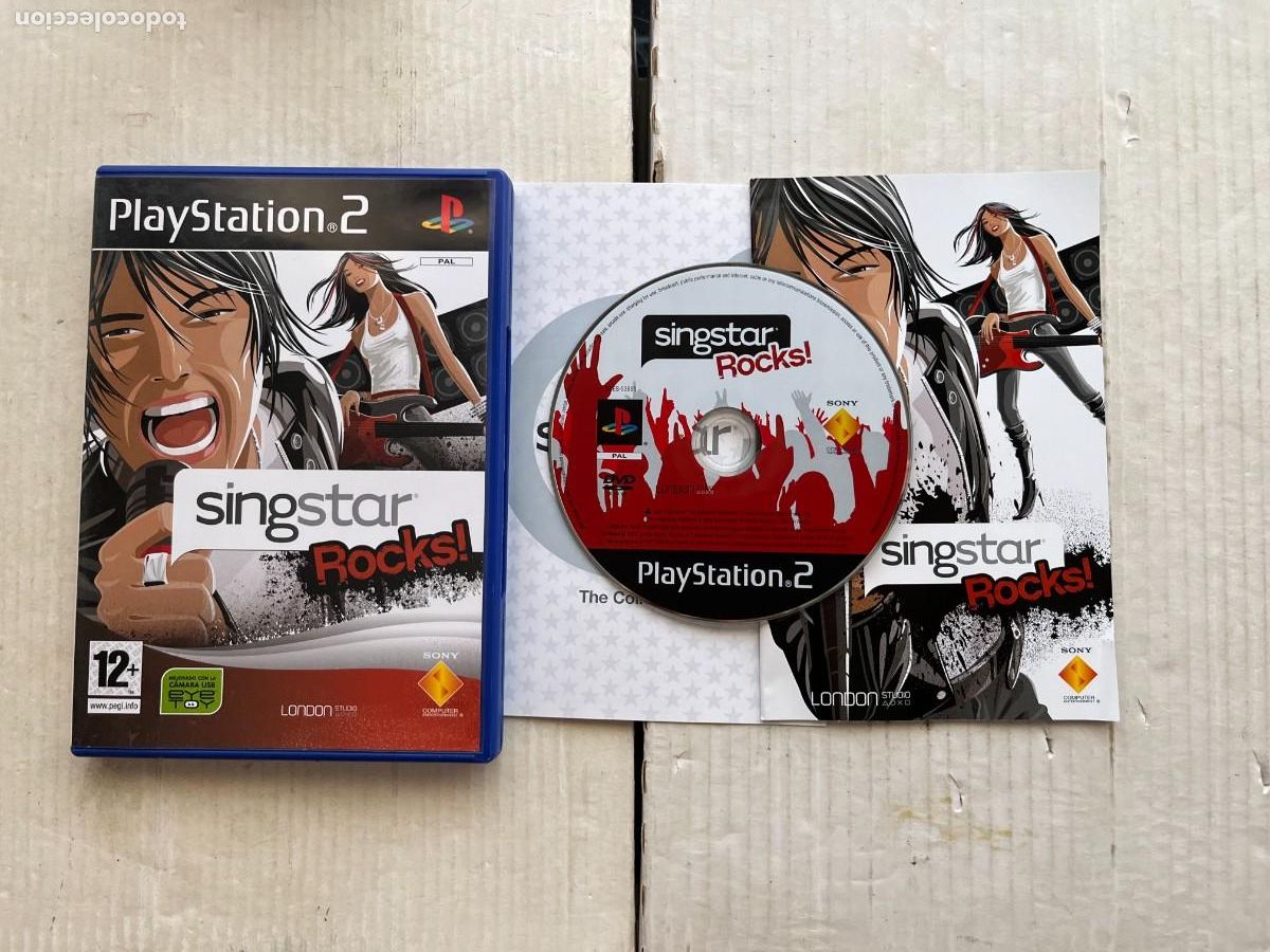 Videojuegos y consolas: SINGSTAR ROCKS SING STAR - PS2 PLAYSTATION 2 PLAY STATION TWO KREATEN