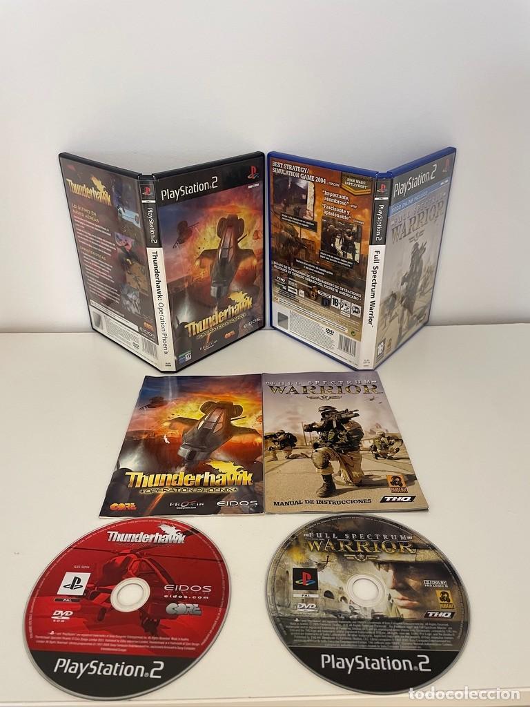 Videojuegos y consolas: Lote 2 Juegos PS2: Thunderhawk y Full Spectrum War