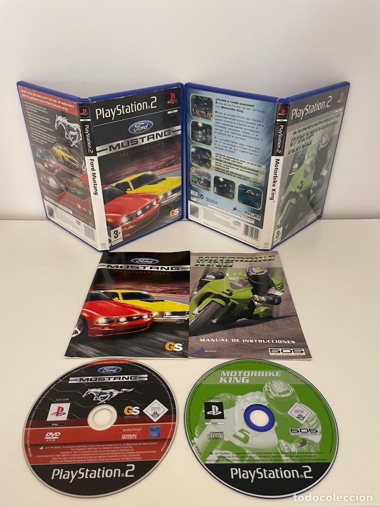 Videojuegos y consolas: Lote 2 Juegos PS2 Mustang y Motorbike King