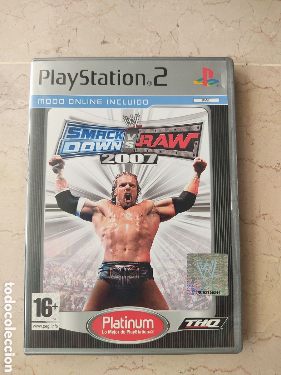 Videojuegos y consolas: SMACK DOWN VS RAW 2007 PLAY STATION PS2