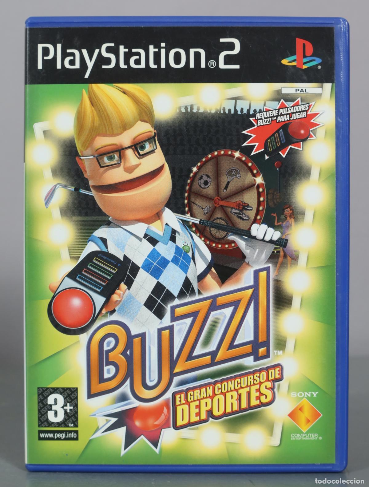 Videojuegos y consolas: PLAYSTATION 2 Buzz! El gran concurso de deportes
