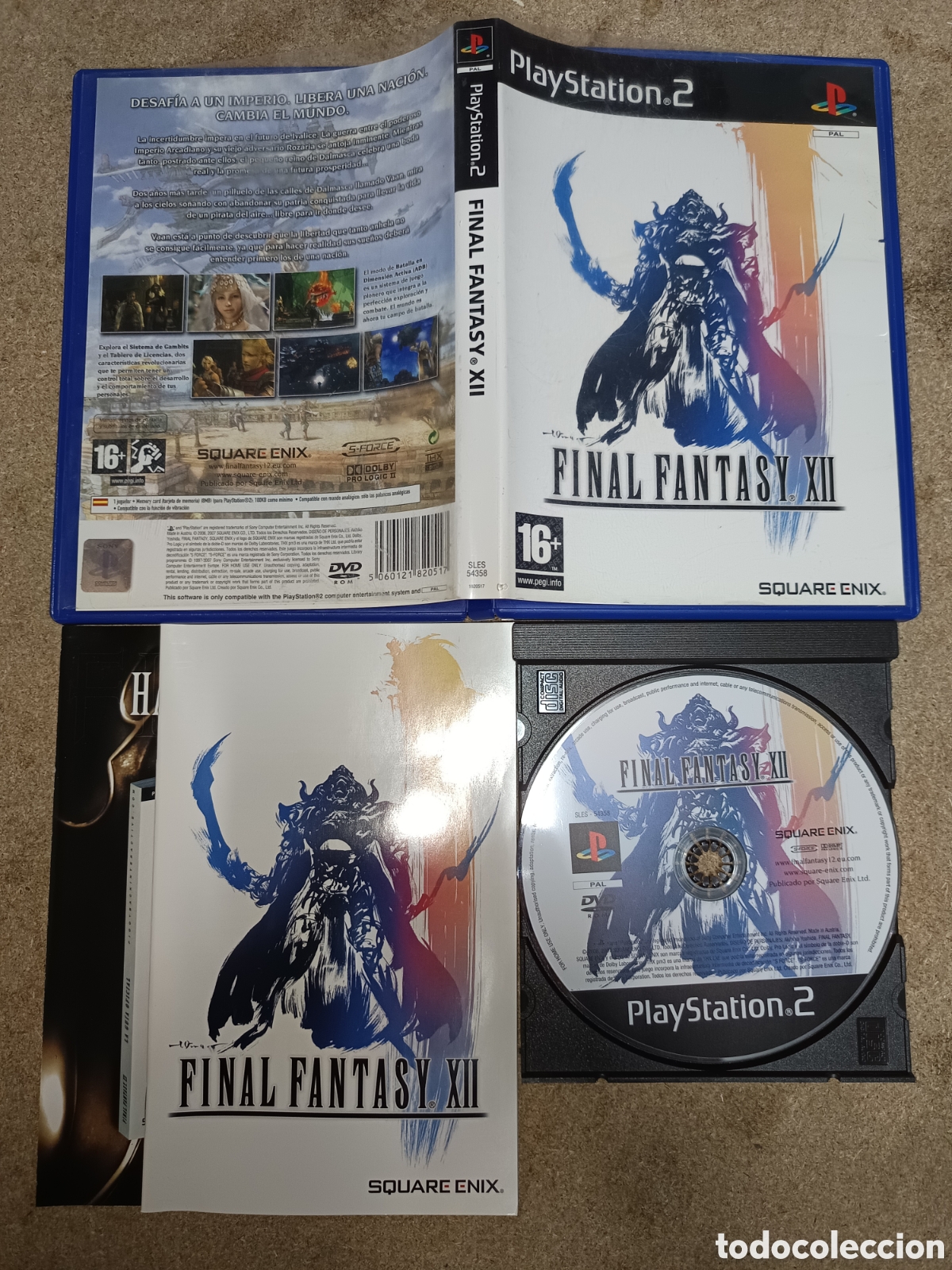 Videojuegos y consolas: PS2 FINAL FANTASY XII PAL ESP COMPLETO