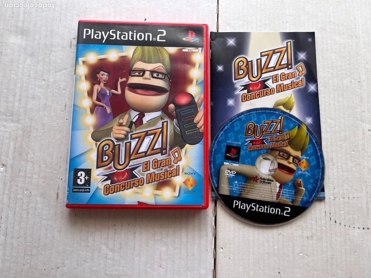 Videojuegos y consolas: BUZZ EL GRAN CONCURSO MUSICAL PS2 PLAYSTATION 2 PLAY STATION TWO KREATEN