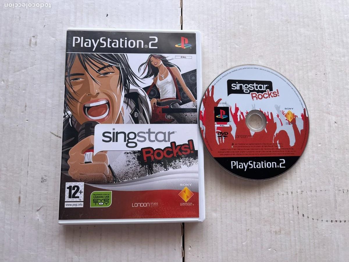 Videojuegos y consolas: SINGSTAR ROCKS SING STAR ROCK PS2 PLAYSTATION 2 PLAY STATION TWO KREATEN