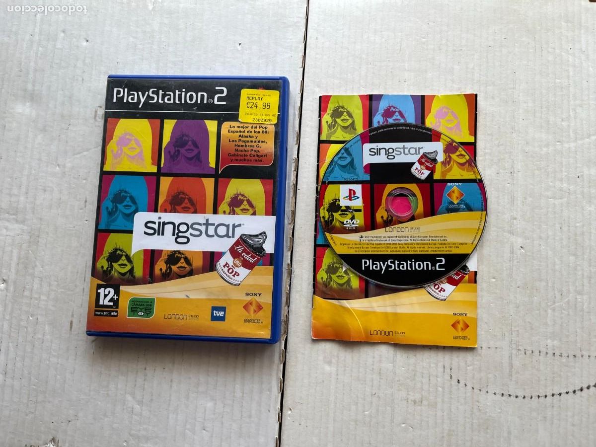 Videojuegos y consolas: SINGSTAR la edad de oro del pop espa&ntilde;ol SING STAR PS2 PLAYSTATION 2 PLAY STATION TWO KREATEN