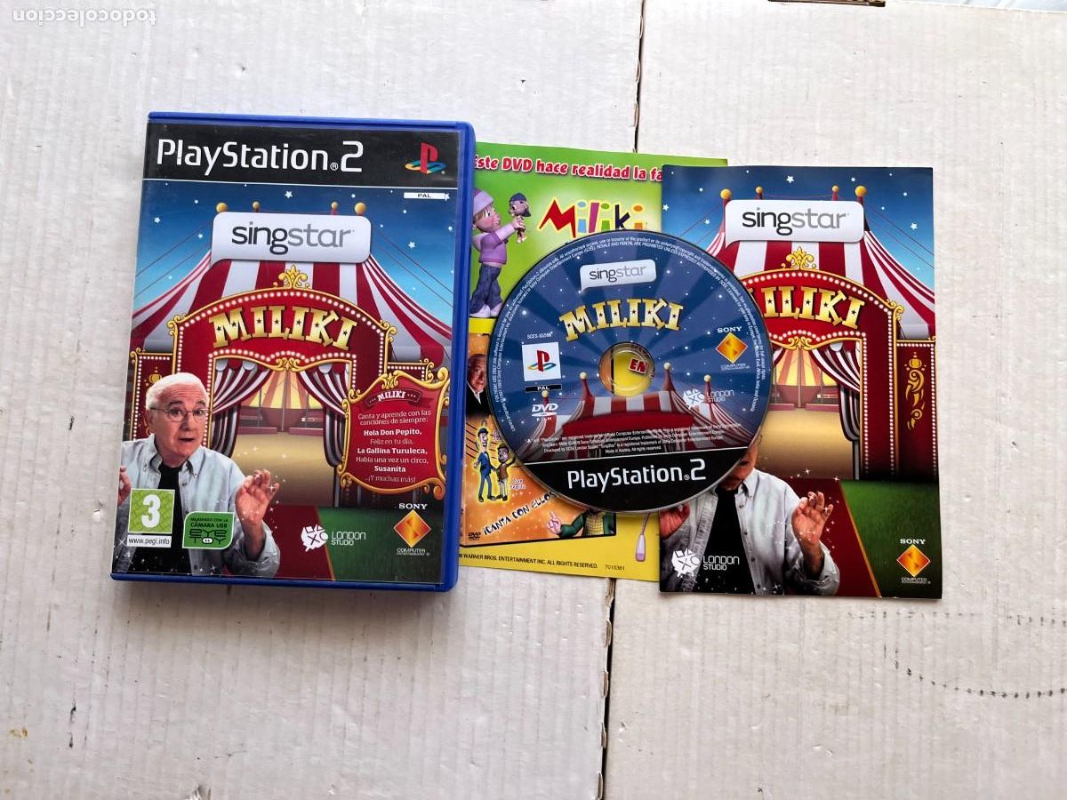 Videojuegos y consolas: SINGSTAR MILIKI SING STAR PS2 PLAYSTATION 2 PLAY STATION TWO KREATEN