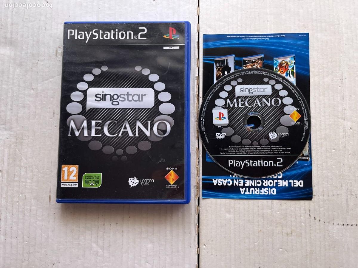 Videojuegos y consolas: SINGSTAR MECANO SING STAR PS2 PLAYSTATION 2 PLAY STATION TWO KREATEN