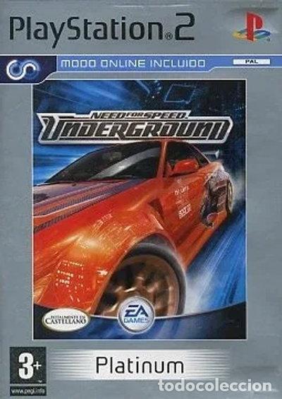 Videojuegos y consolas: Need For Speed Underground -Platinum-- 5030934040082