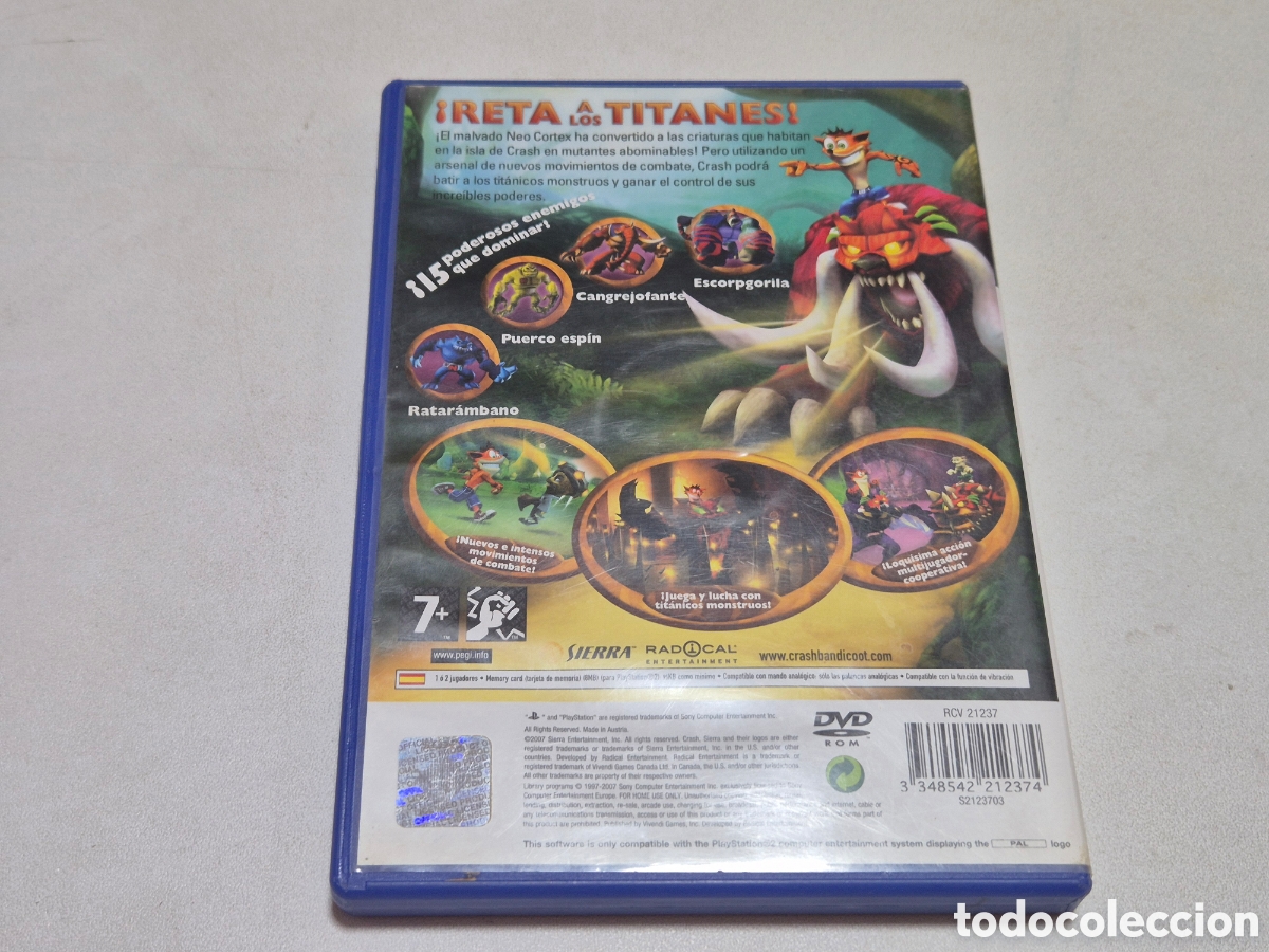 Videojuegos y consolas: CRASH LUCHA DE TITANES . Ps2 - Foto 2