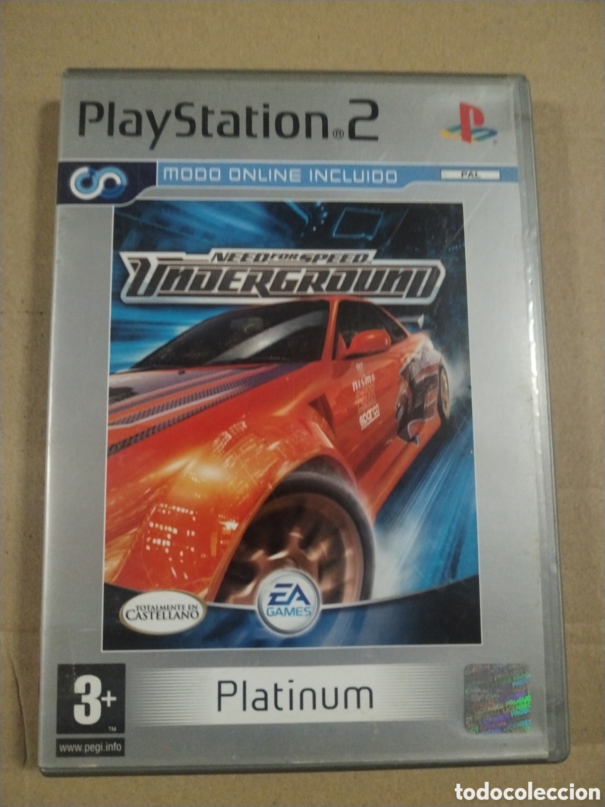 Videojuegos y consolas: NEED FOR SPEED UNDERGROUND. PS2