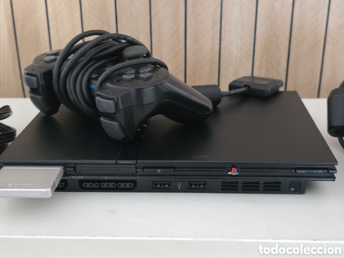 Videojuegos y consolas: PlayStation 2 Slim PS2 SCPH-70004 completa funcionando - Foto 5
