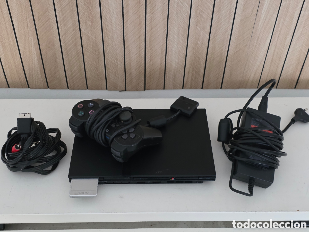 Videojuegos y consolas: PlayStation 2 Slim PS2 SCPH-70004 completa funcionando - Foto 7