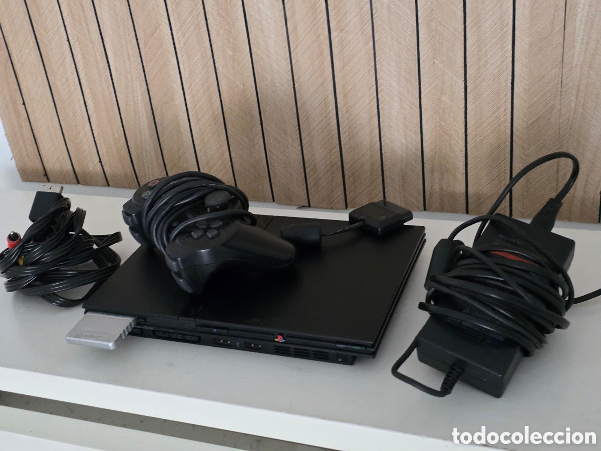 Videojuegos y consolas: PlayStation 2 Slim PS2 SCPH-70004 completa funcionando - Foto 12