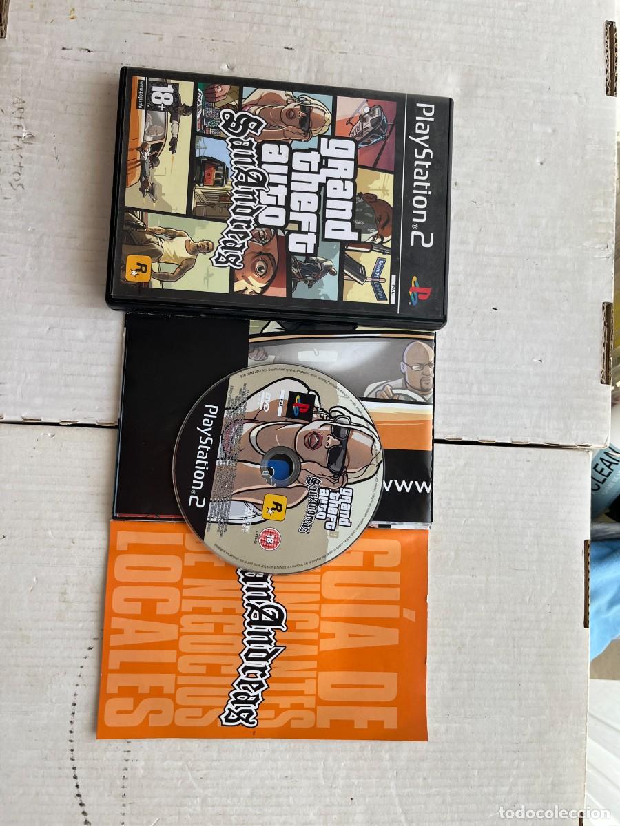 GRAND THEFT AUTO SAN ANDREAS GTA ANDREA MAPA - PS2 PLAYSTAITON 2 PLAY STATION TWO KREATEN