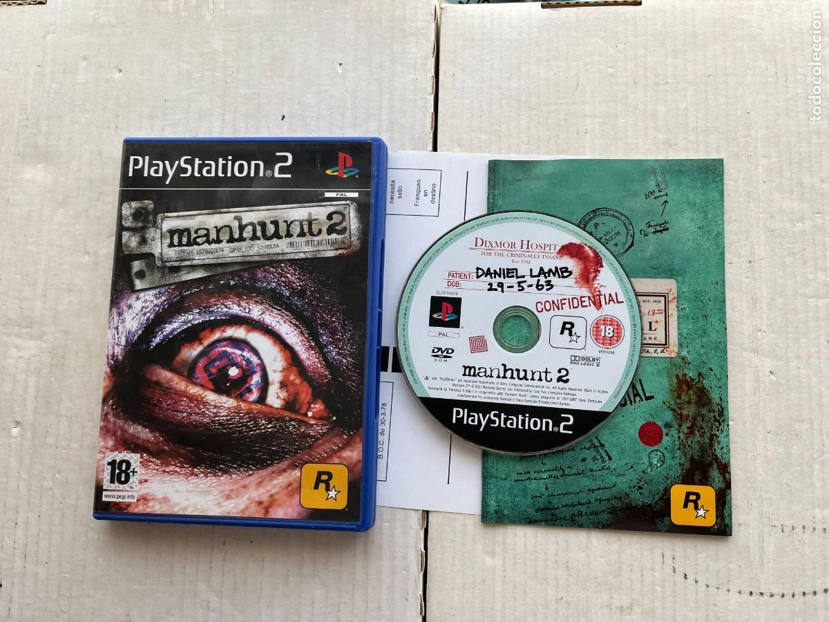 Videojuegos y consolas: MANHUNT 2 MAN HUNT II - PS2 PLAYSTAITON 2 PLAY STATION TWO KREATEN