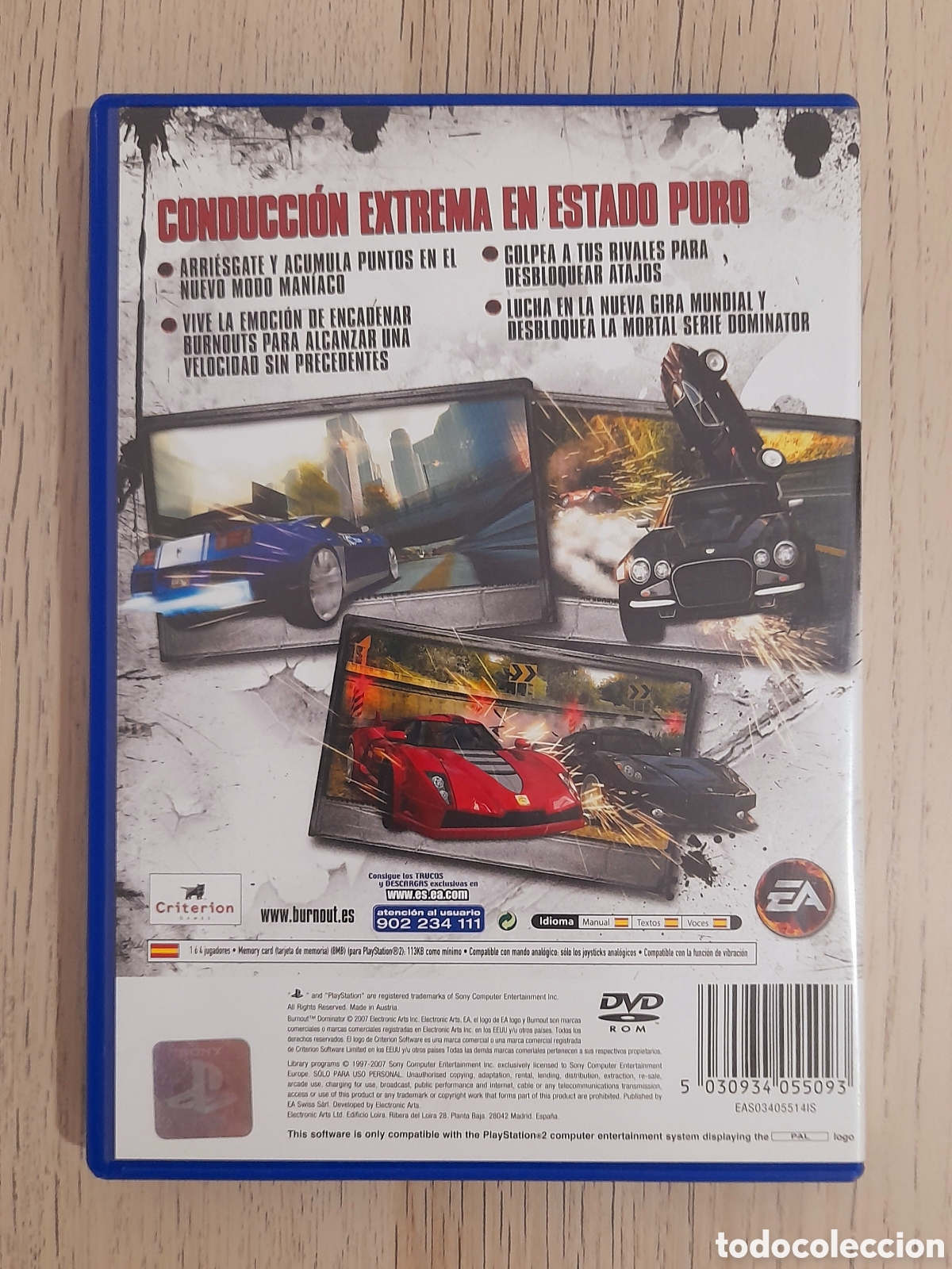Videojuegos y consolas: Burnout: Dominator - PS2 PAL/ES Completo - Foto 2