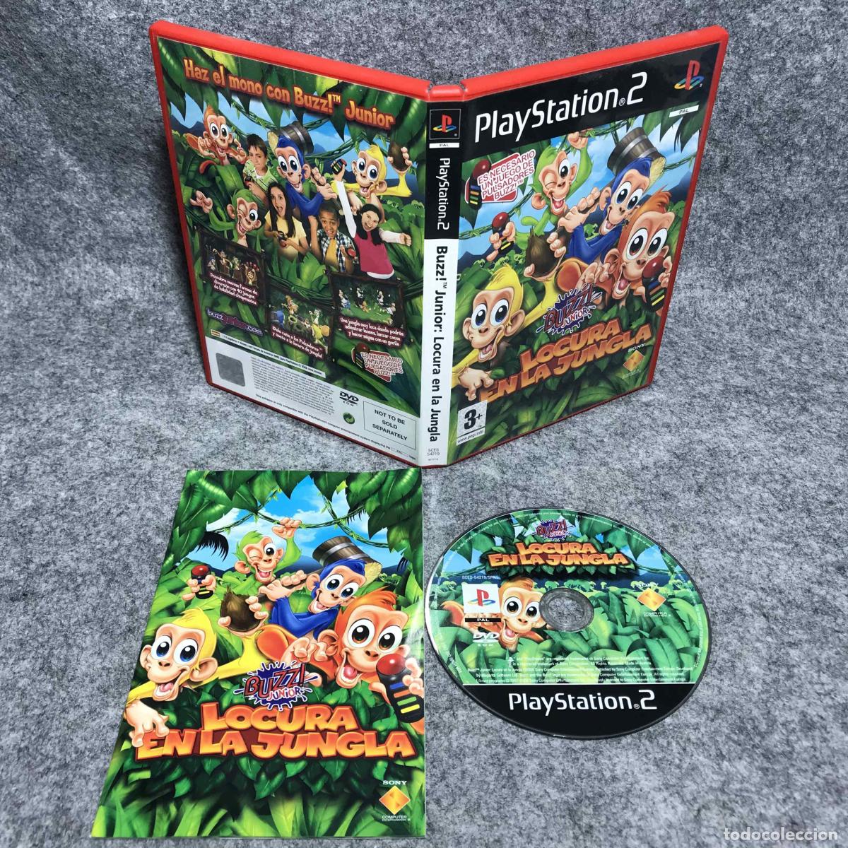 Videojuegos y consolas: BUZZ JUNIOR LOCURA EN LA JUNGLA SONY PLAYSTATION 2 PS2