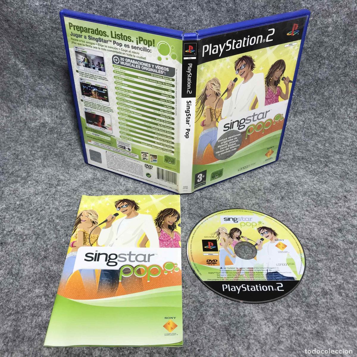 Videojuegos y consolas: SINGSTAR POP SONY PLAYSTATION 2 PS2