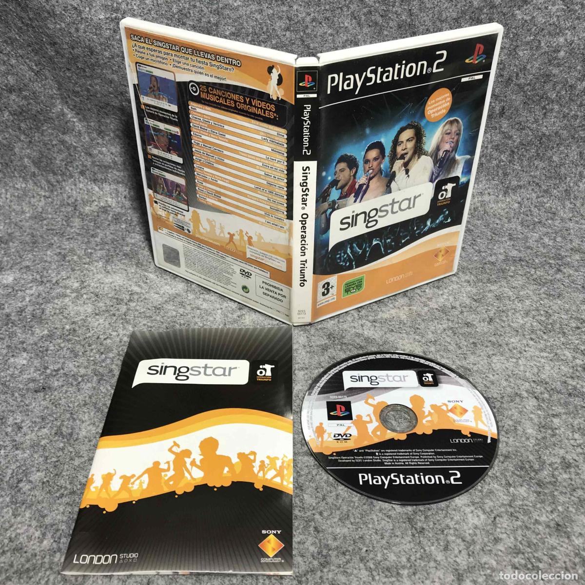Videojuegos y consolas: SINGSTAR OPERACION TRIUNFO SONY PLAYSTATION 2 PS2