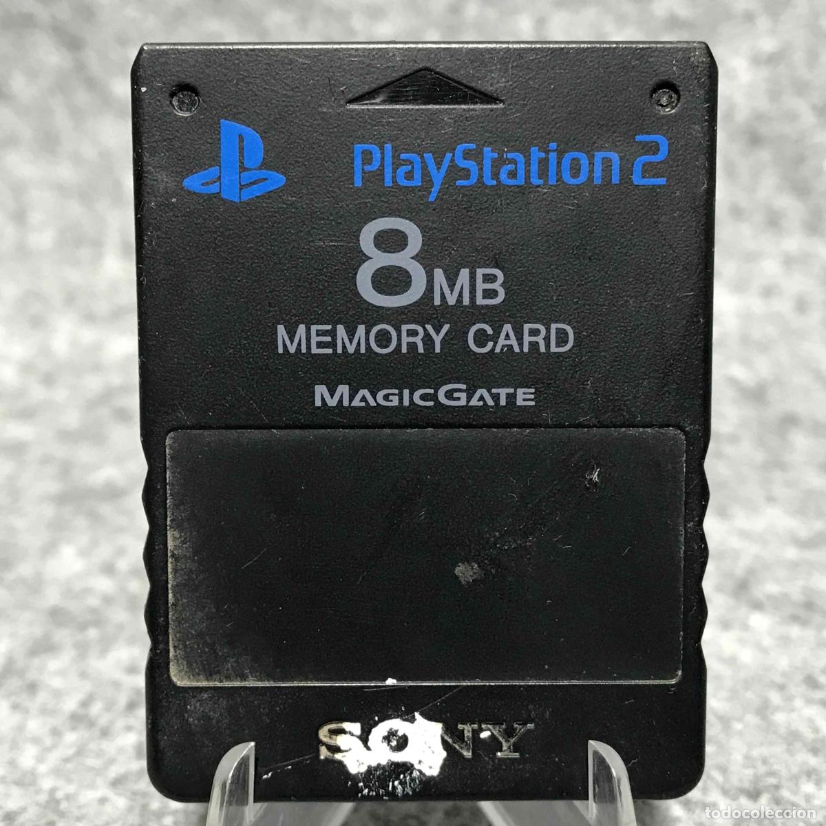 Videojuegos y consolas: MEMORY CARD OFICIAL NEGRO 8MB SONY PLAYSTATION 2 PS2