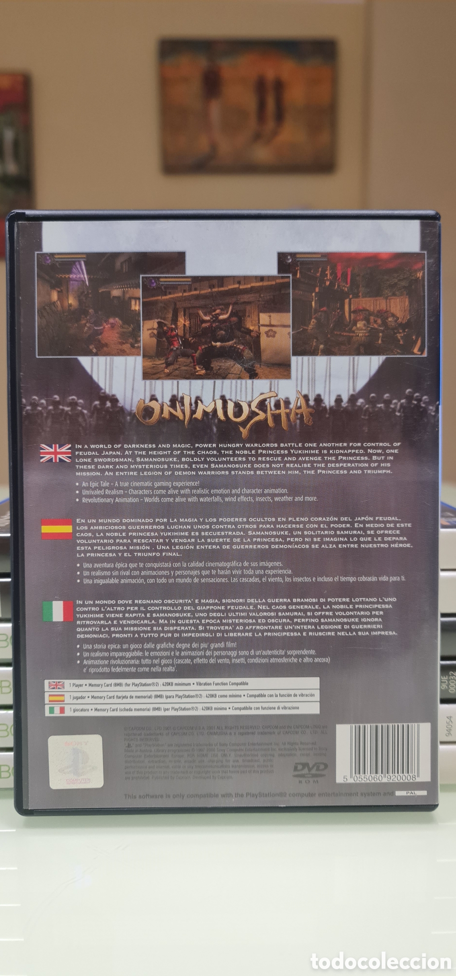 Videojuegos y consolas: Onimusha Warlords PS2 PAL Espa&ntilde;a - Foto 3
