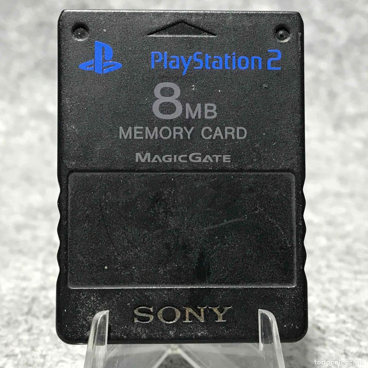 Video Games and Consoles: MEMORY CARD OFICIAL 8MB NEGRO SONY PLAYSTATION 2 PS2