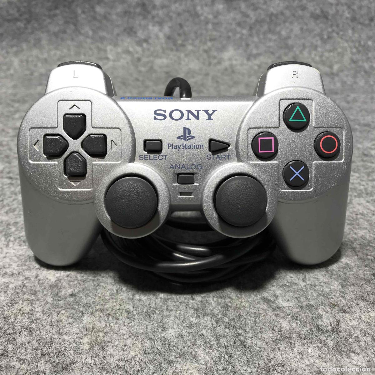 Videojuegos y consolas: DUALSHOCK 2 SCPH 10010 SILVER SONY PLAYSTATION 2 PS2