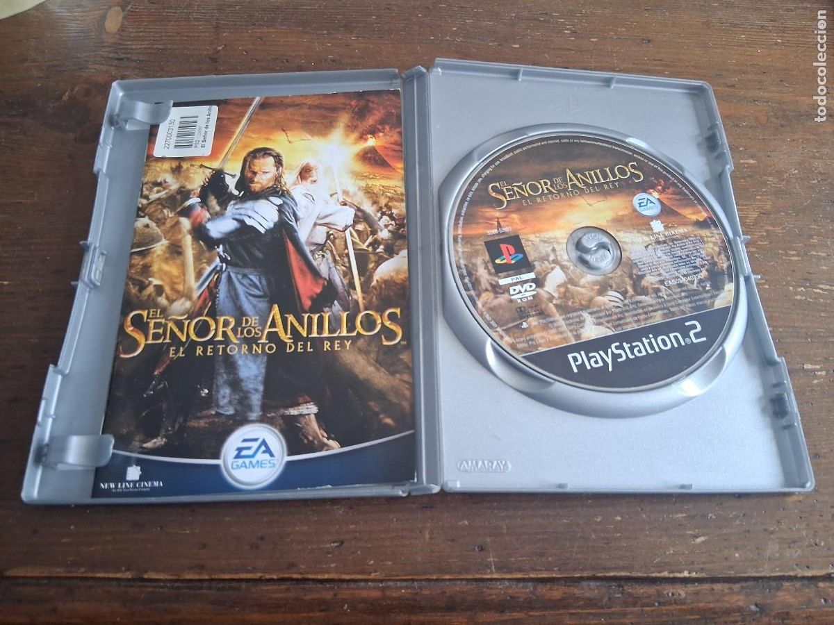 Videojuegos y consolas: JUEGO PLAYSTATION 2 EL SE&Ntilde;OR DE LOS ANILLOS EL RETORNO DEL REY DISCO Y MANUAL game
