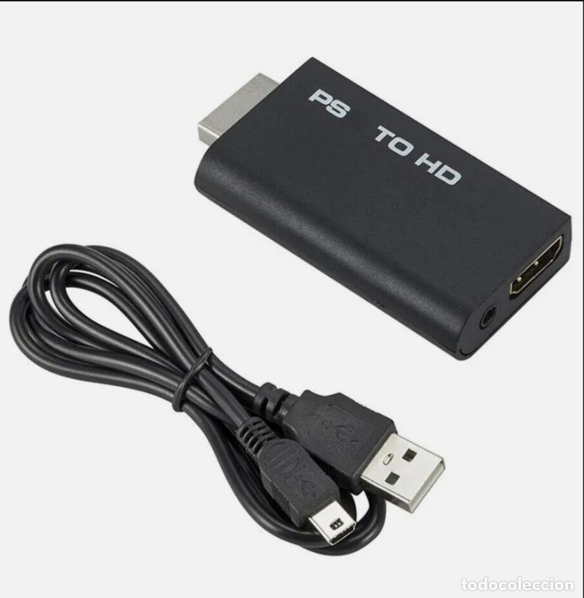 Videojuegos y consolas: Adaptador de PS2 a HDMI, convertidor 1080P, Full HD, TV, PlayStation 2