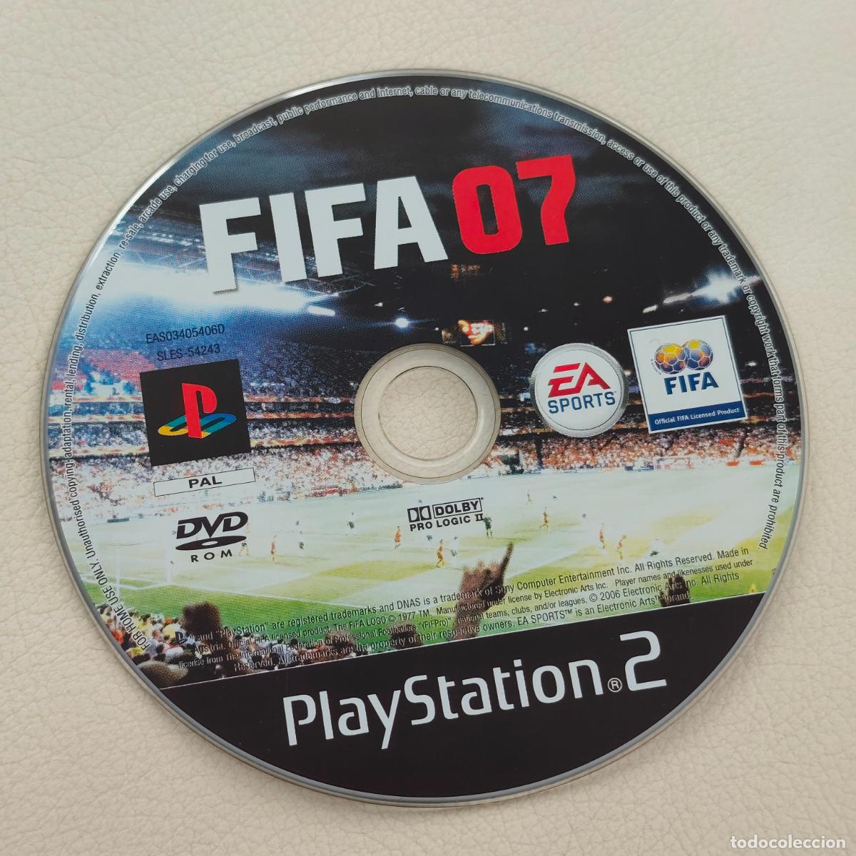 Videojuegos y consolas: DISCO FIFA 07 PLAYSTATION 2 PS2 - Foto 1