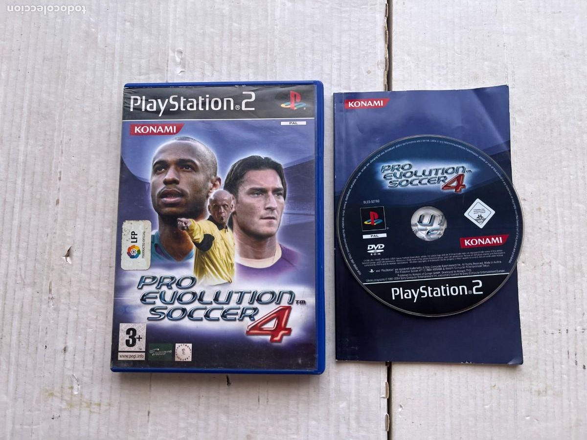 Videojuegos y consolas: PRO EVOLUTION SOCCER 4 PES 4 PS2 PLAYSTATION 2 PLAY STATION TWO KREATEN