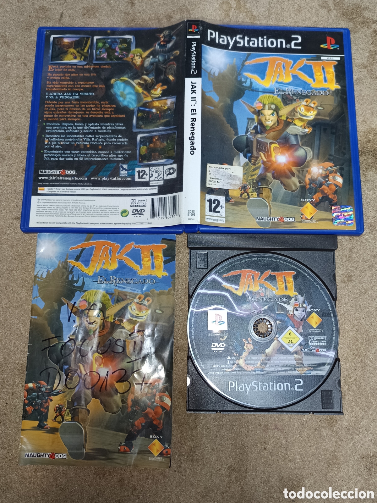 Videojuegos y consolas: PS2 JAK II EL RENEGADO PAL ESP