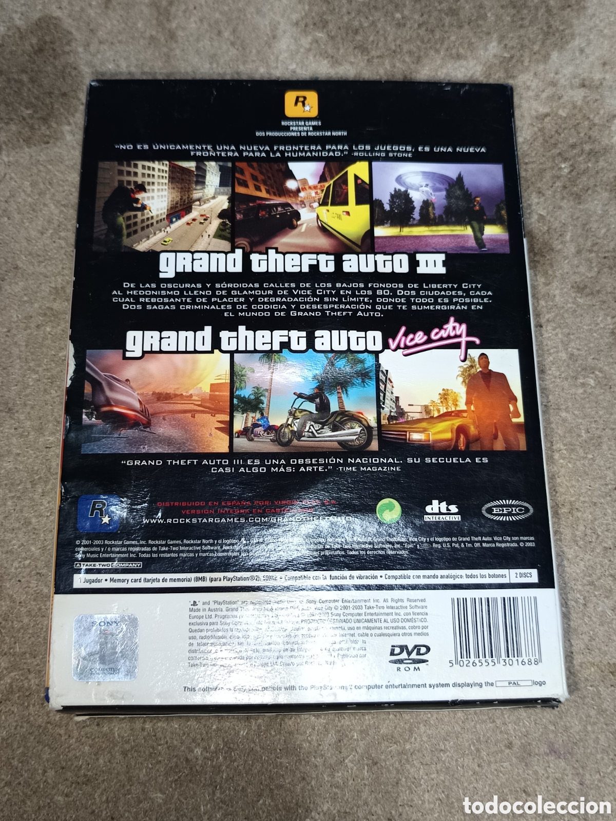 Videojuegos y consolas: PS2 GRAND THEFT AUTO PACK DOBLE PAL ESP - Foto 4