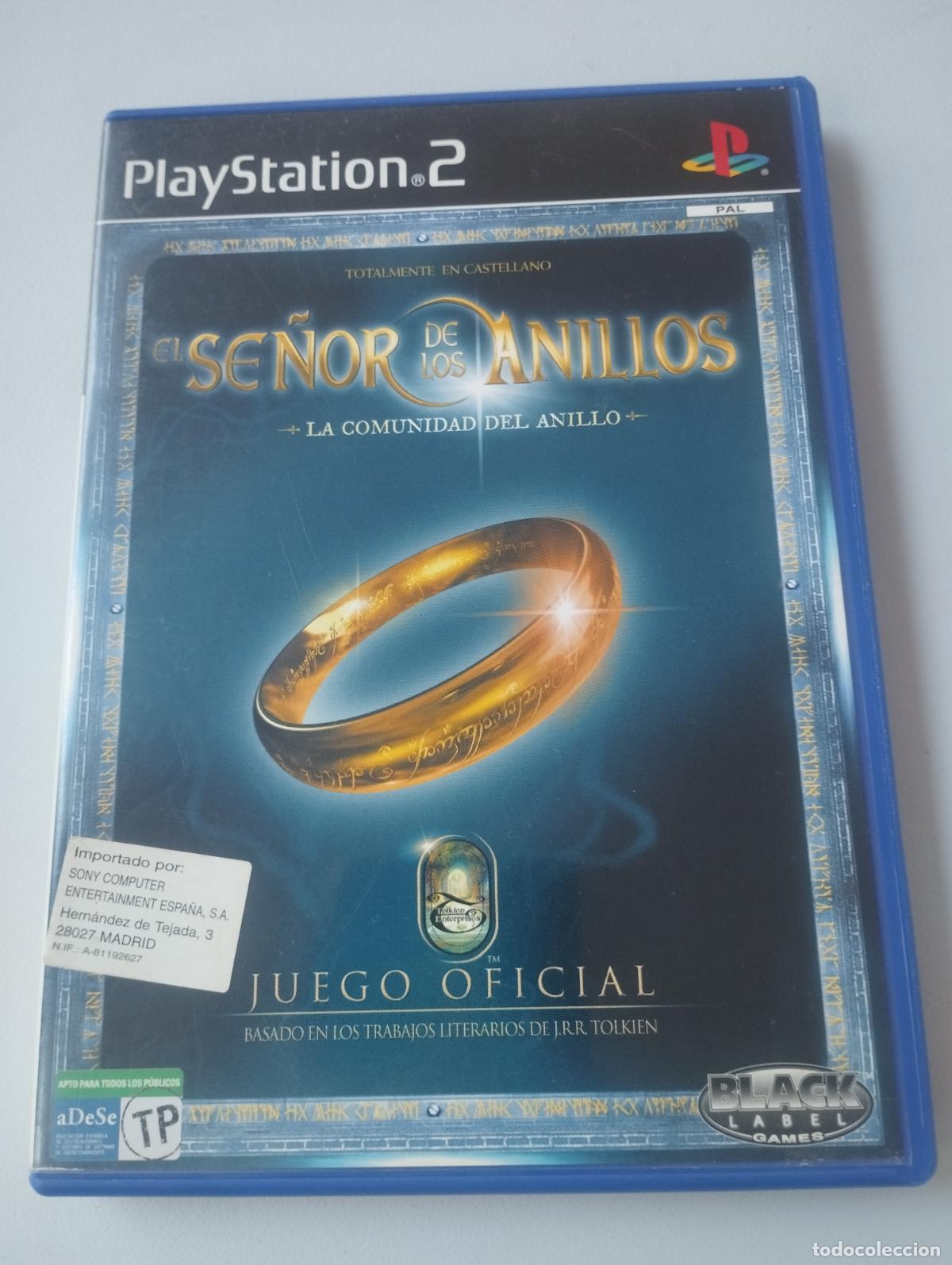 Videojuegos y consolas: El se&ntilde;or de los anillos la comunidad del - Sony playstation 2 PS2 PLay station - PAL ESP Completo