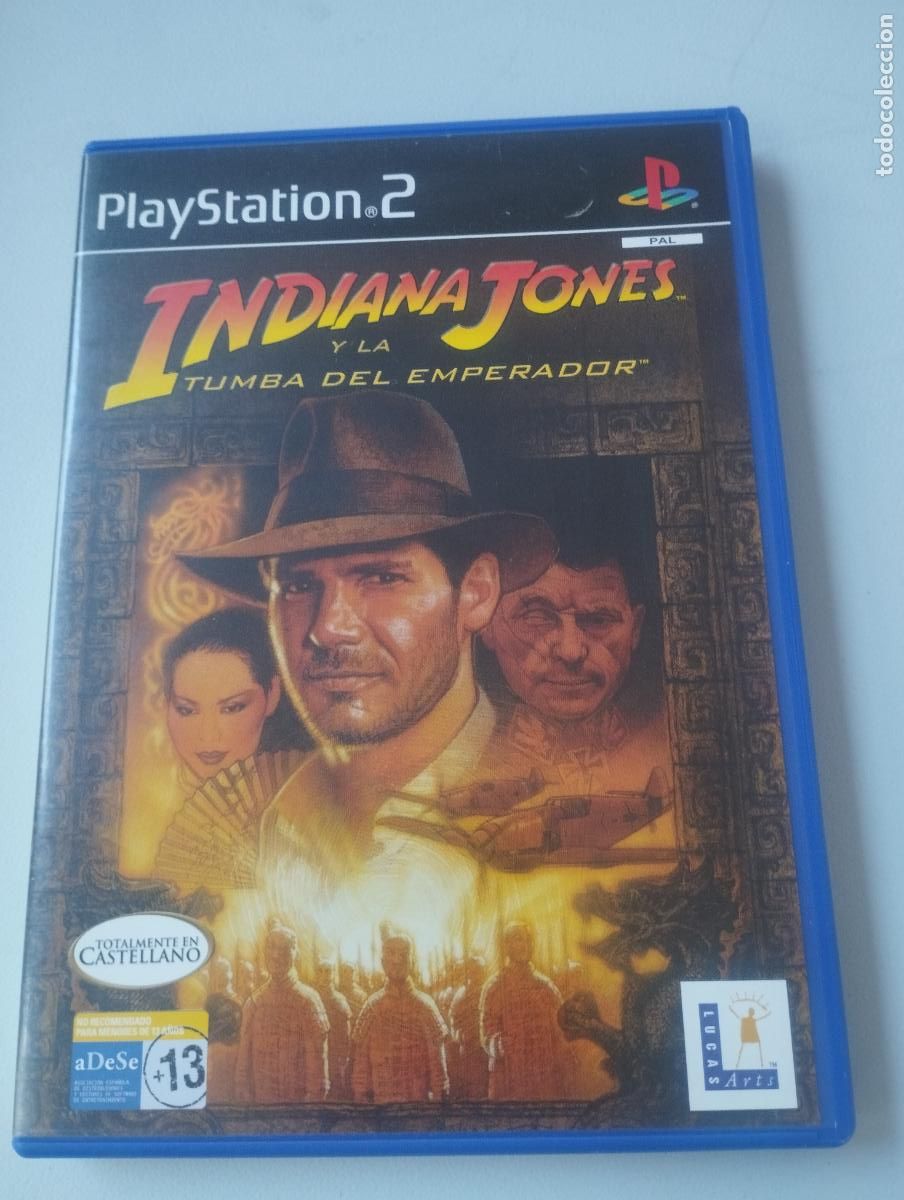 Videojuegos y consolas: Indiana jones y la tumba del emperador - Sony playstation 2 PS2 PLay station - PAL ESP Completo