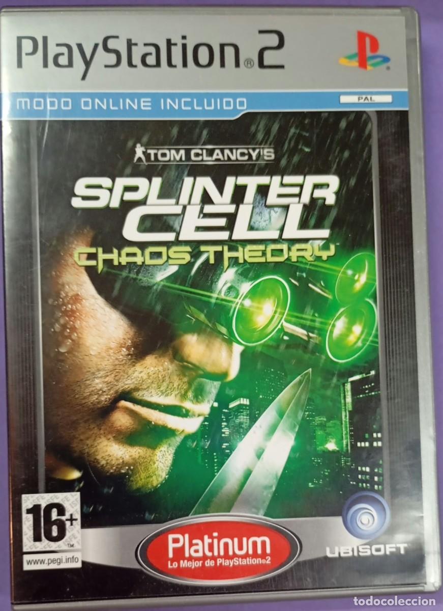 Videojuegos y consolas: TOM CLANCYS SPLINTER CELL - CHAOS THEORY - PLATINUM -PS2